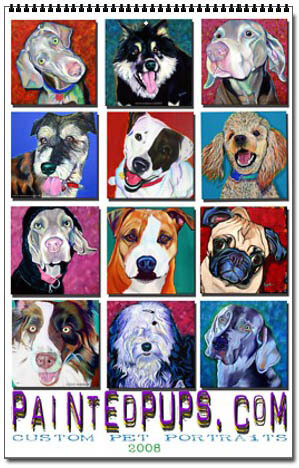 DOG and PUPPY ART CALENDARS