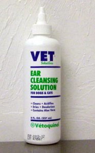 Cleaning dog's ears - MITES in EAR