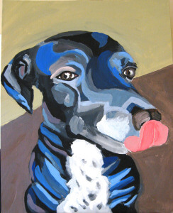 DOG ART, DRAWINGS, PAINT