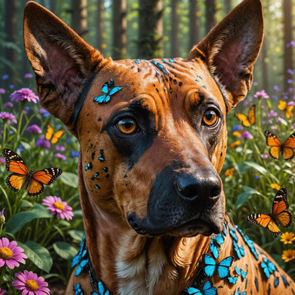 DIGITAL DOG ART AI GENERATED GALLERY