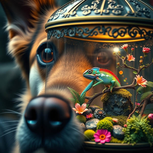 DIGITAL DOG ART AI GENERATED GALLERY