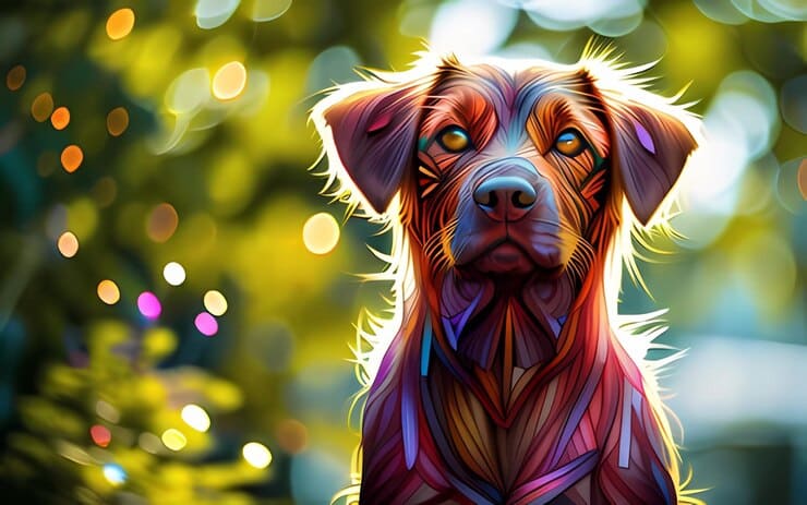 DIGITAL DOG ART AI GENERATED GALLERY