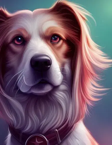 DIGITAL DOG ART AI GENERATED GALLERY