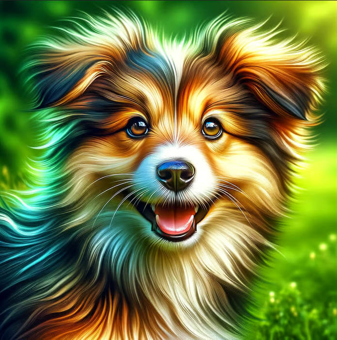 DOG ART AI GENERATED GALLERY