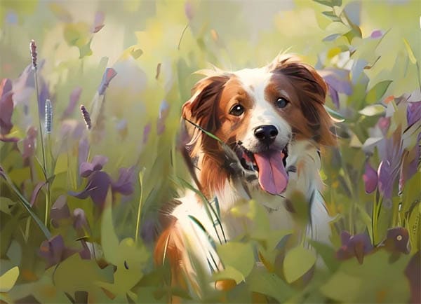 DOG ART AI GENERATED GALLERY