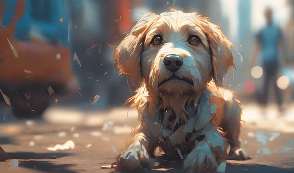 DOG ART AI GENERATED GALLERY