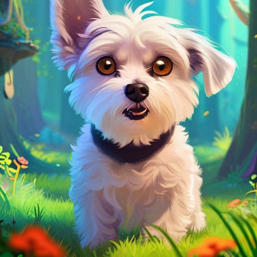 DIGITAL DOG ART AI GENERATED GALLERY