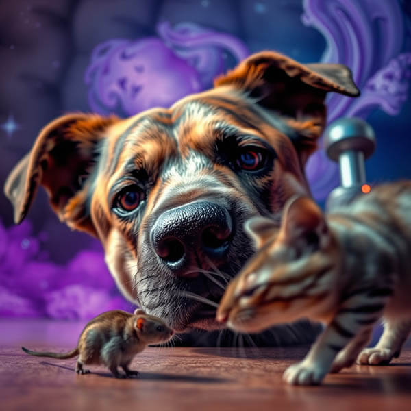 DIGITAL DOG ART AI GENERATED GALLERY