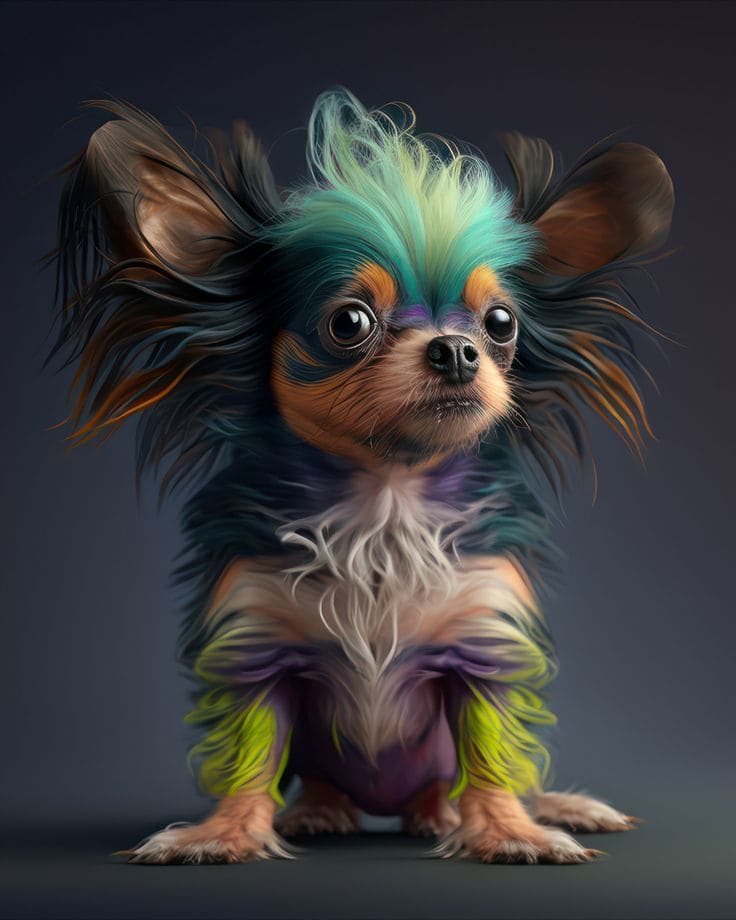 DIGITAL DOG ART AI GENERATED GALLERY