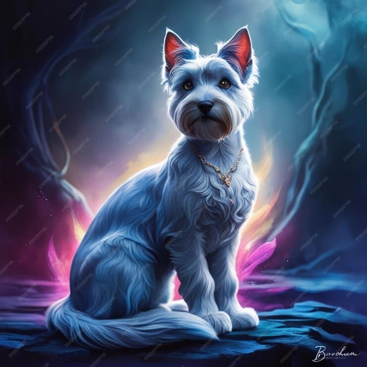 DIGITAL DOG ART AI GENERATED GALLERY