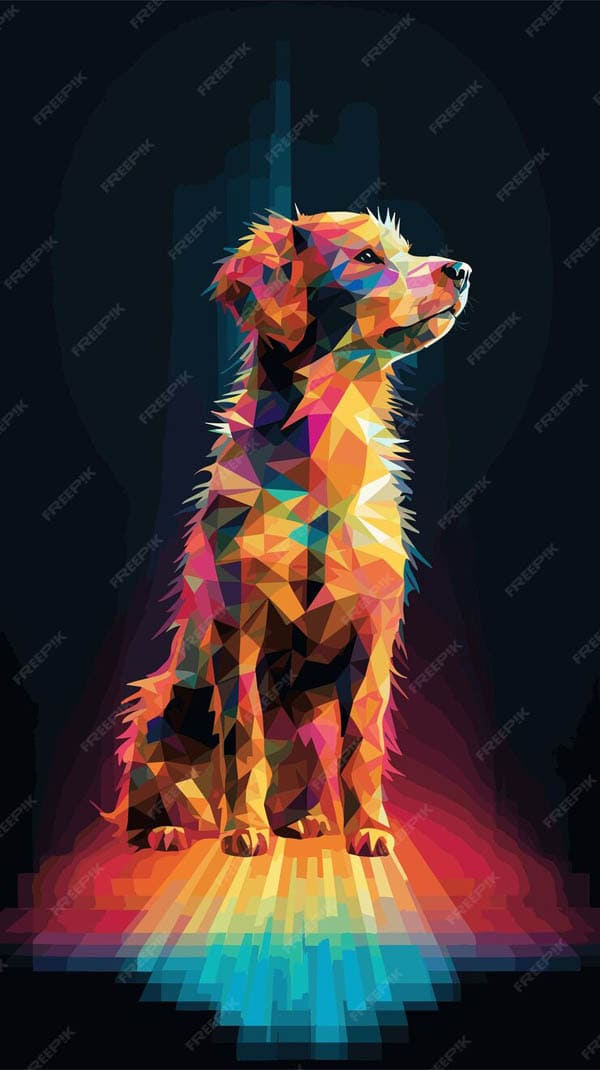 DIGITAL DOG ART AI GENERATED GALLERY