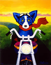 DOG ART, DRAWINGS, PAINT by George Rodrigue