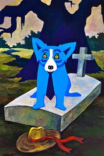 DOG ART, DRAWINGS, PAINT by George Rodrigue