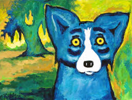 DOG ART, DRAWINGS, PAINT by George Rodrigue