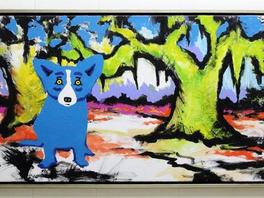 DOG ART, DRAWINGS, PAINT by George Rodrigue