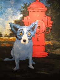 DOG ART, DRAWINGS, PAINT by George Rodrigue