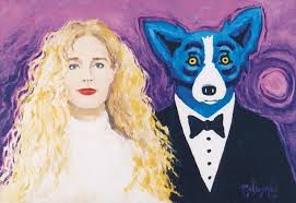 DOG ART, DRAWINGS, PAINT by George Rodrigue