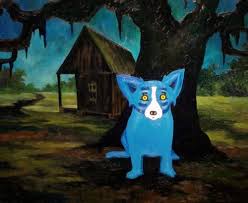 DOG ART, DRAWINGS, PAINT by George Rodrigue