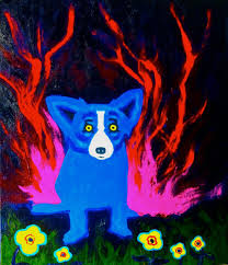 DOG ART, DRAWINGS, PAINT by George Rodrigue