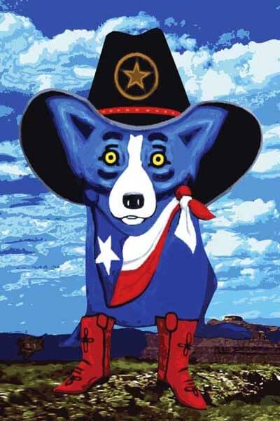 DOG ART, DRAWINGS, PAINT by George Rodrigue