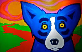 DOG ART, DRAWINGS, PAINT by George Rodrigue