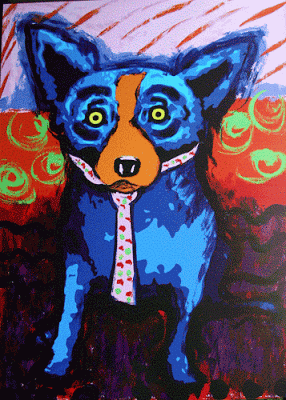 DOG ART, DRAWINGS, PAINT by George Rodrigue