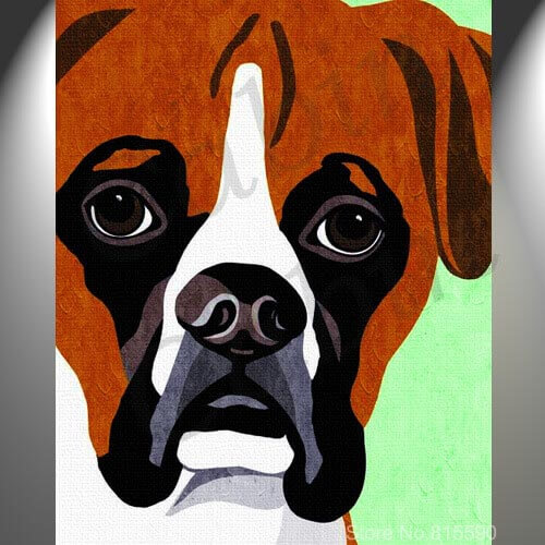 DOG ART, DRAWINGS, PAINT