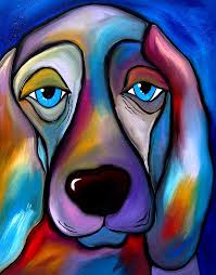 DOG ART, DRAWINGS, PAINT