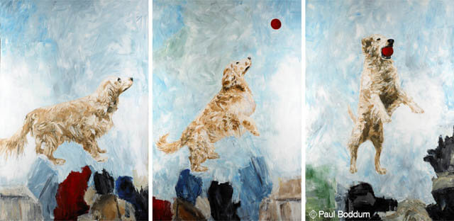 DOG ART, DRAWINGS, PAINT