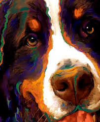 DOG ART, DRAWINGS, PAINT