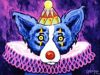 DOG ART, DRAWINGS, PAINT by George Rodrigue