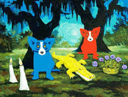 DOG ART, DRAWINGS, PAINT by George Rodrigue