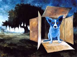 DOG ART, DRAWINGS, PAINT by George Rodrigue