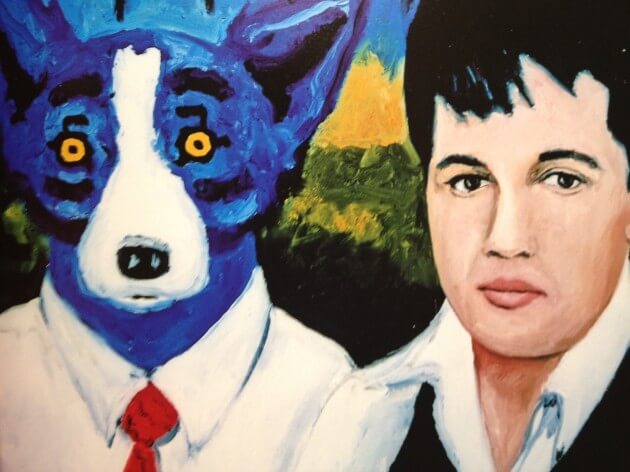 DOG ART, DRAWINGS, PAINT by George Rodrigue