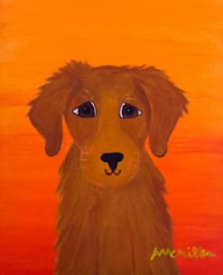 DOG ART, DRAWINGS, PAINT by Abby Mcmillen