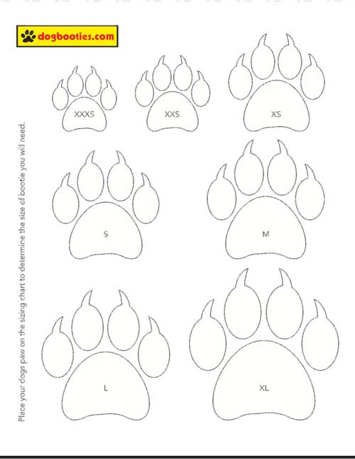 DOG BOOTS SIZE, PUPPY BOOTS SIZE, DOG BOOTS SIZE CHART, DOG BOOTS SIZE MEASURE CALCULATOR