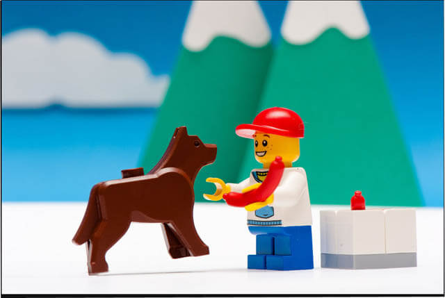 Dog and Puppy Lego