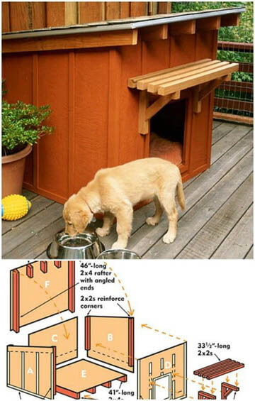 HOMEMADE DIY DOG & PUPPY HOUSES, KENNELS