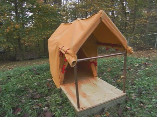 HOMEMADE DIY DOG & PUPPY HOUSES, KENNELS