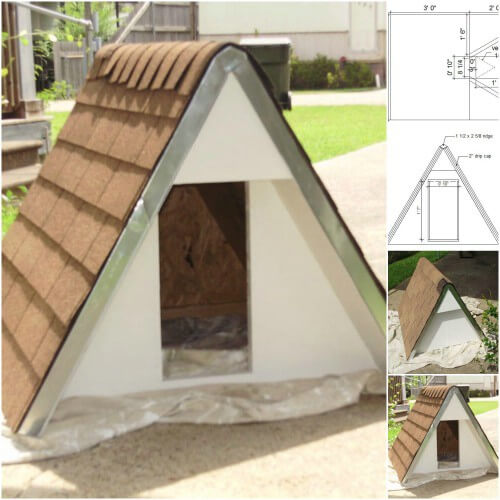 HOMEMADE DIY DOG & PUPPY HOUSES, KENNELS