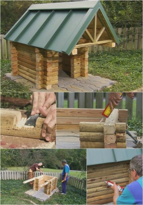 HOMEMADE DIY DOG & PUPPY HOUSES, KENNELS