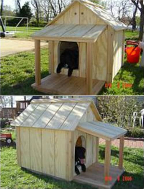 HOMEMADE DIY DOG & PUPPY HOUSES, KENNELS