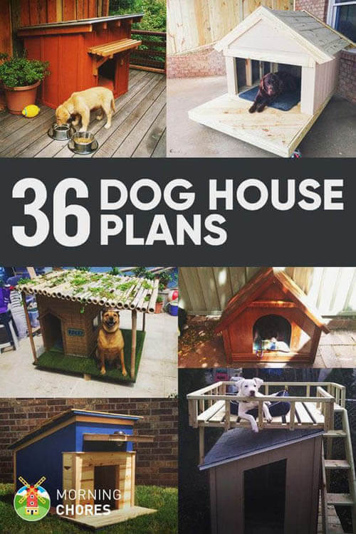 HOMEMADE DIY DOG & PUPPY HOUSES, KENNELS