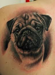 BEST PUG DOG TATTOO DESIGNS