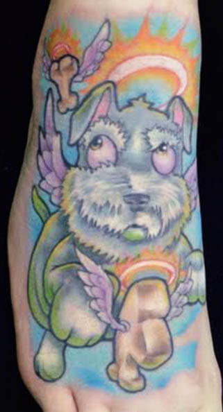 DOG TATTOO DESIGNS - AMAZING, STUNNING, WONDERFUL, 3D, COLORIFIC, ART, PORTRAITS, INK, PERMANENT, DOG TATTOOS FOR MAN & WOMAN