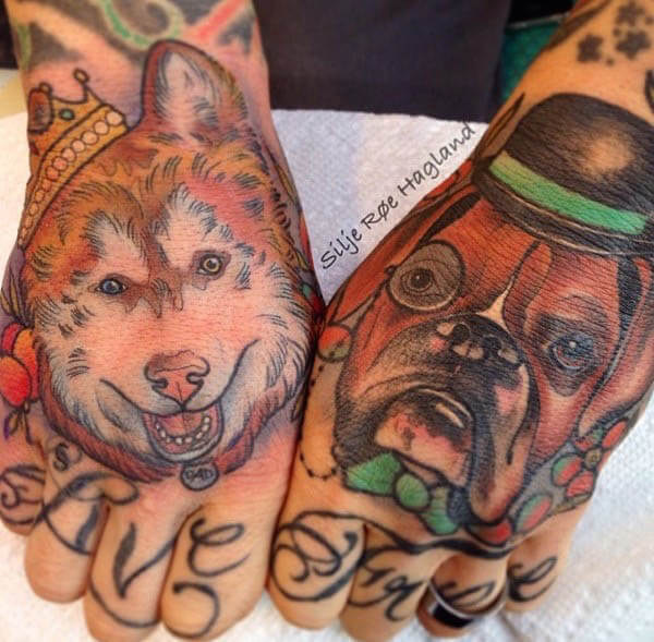 DOG TATTOO TYPES, VARIATIONS and STYLES