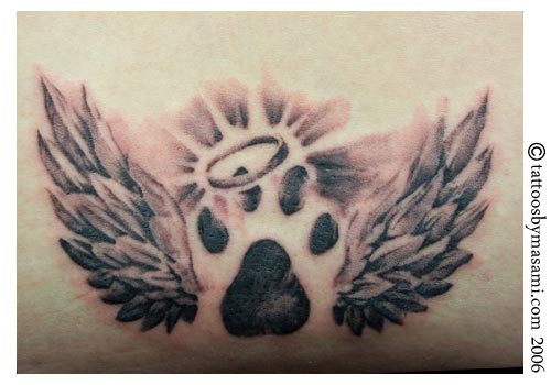 BEST PAW DOG TATTOO DESIGNS