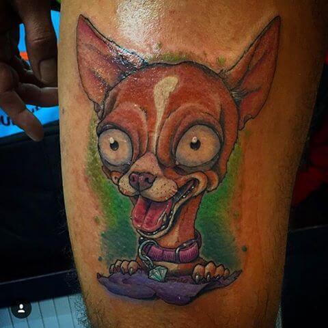 BEST CHIHUAHUA DOG TATTOO DESIGNS