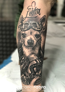 BEST CHIHUAHUA DOG TATTOO DESIGNS