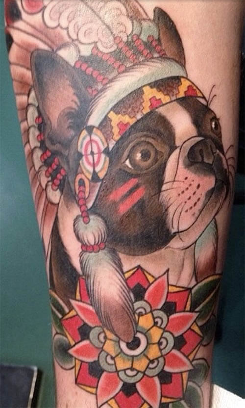 DOG TATTOO PHOTOS COLLECTION - AMAZING, STUNNING, WONDERFUL, 3D, COLORIFIC, ART, PORTRAITS, INK, PERMANENT